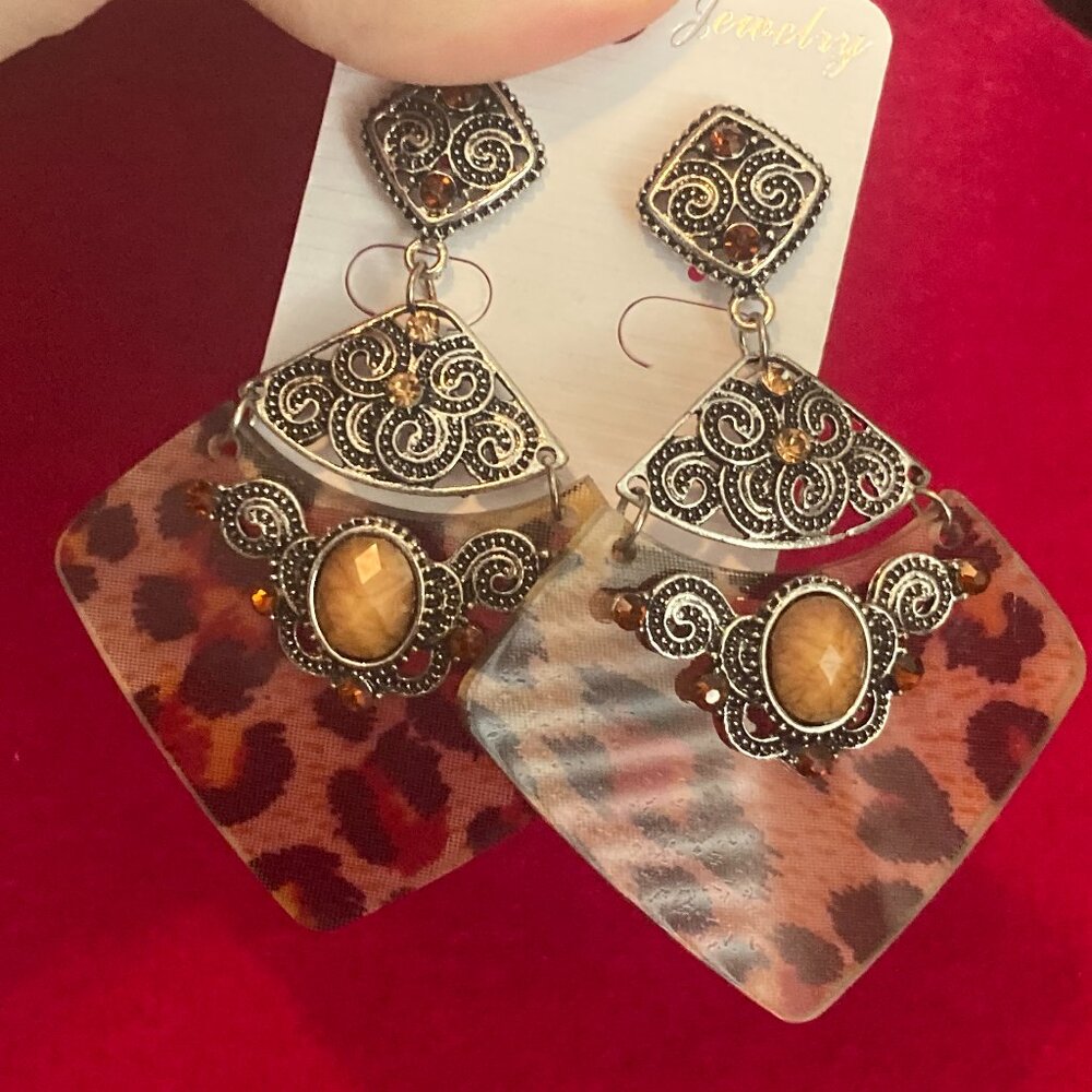 Animal Print Earrings